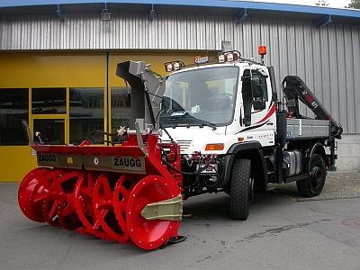 Снегоочиститель Zaugg SF-90-100-2600 на Unimog